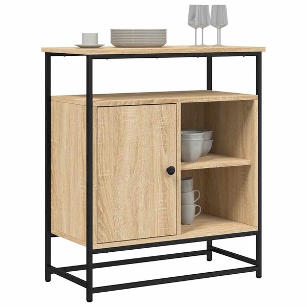 vidaXL Sideboard Sonoma-Eiche 69 x 35 x 80 cm Holzwerkstoff