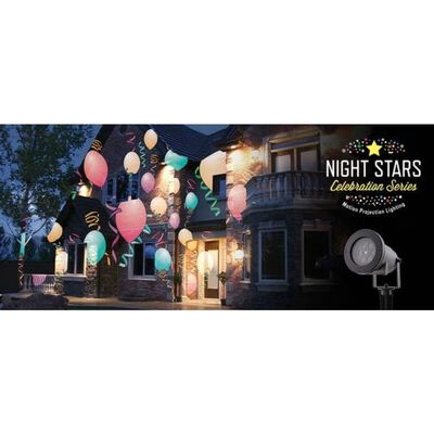 Night Stars LED-Projektor Holiday Charms 6 Muster 12W NIS004