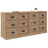 vidaXL Sideboards 2 pcs Artisan-Eiche 70 x 35,5 x 67,5 cm
