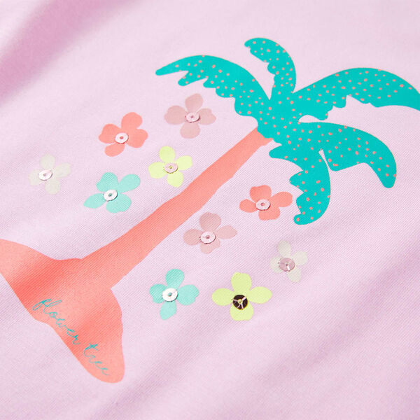 Kinder-T-Shirt Lila 128