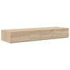 vidaXL Studiotisch Sonoma-Eiche 110 x 40 x 19,5 cm Holzwerkstoff
