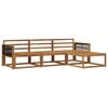vidaXL Outdoor-Sofagarnitur 4 stk. Natur Massivholz Akazie