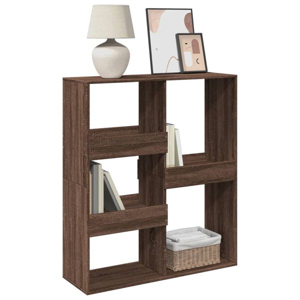 vidaXL Raumteiler Braun Eichen-Optik 100x33x115 cm Holzwerkstoff