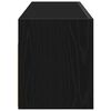 vidaXL Bad-Wandschrank Schwarz 100x25x30 cm Holzwerkstoff