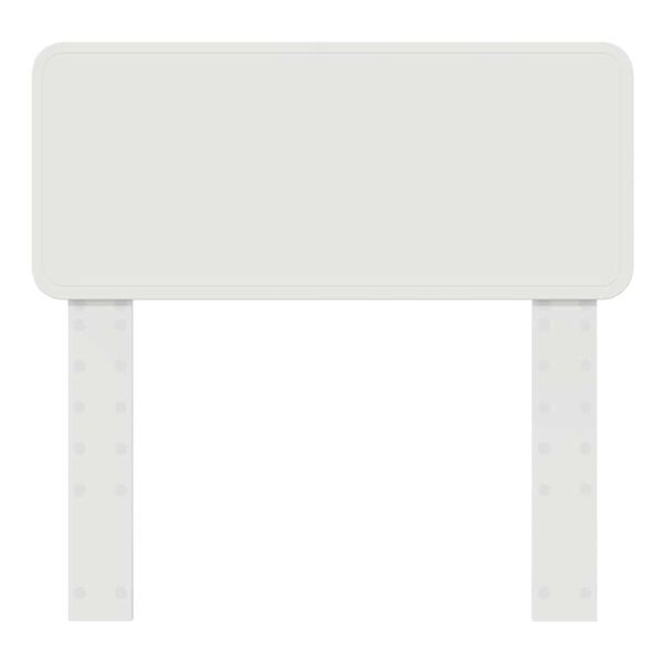 vidaXL Kopfteil mit Kopfteil Weiß 90 cm Holzwerkstoff