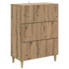 vidaXL Schubladenschrank Artisan-Eiche 66 x 34,5 x 90 cm Holzwerkstoff