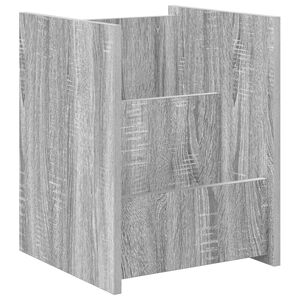 vidaXL Magazinregal Graues Sonoma 35 x 35 x 45 cm Holzwerkstoff
