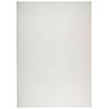 vidaXL Teppich IZA Kurzflor Skandinavischer Look Creme 120x170 cm
