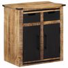 vidaXL Sideboard mit 2 Schubladen 55x35x60 cm Massivholz Mango
