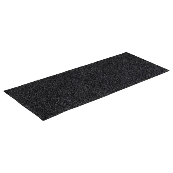 vidaXL Stufenmatten Selbstklebend 15 Stk. 60x25 cm Dunkelgrau Rechteckig