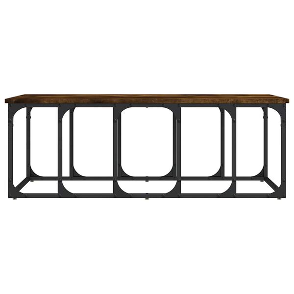 vidaXL Couchtisch R&auml;uchereiche 100x50x35,5 cm Holzwerkstoff