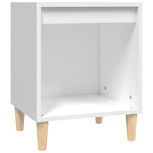 vidaXL Nachttisch Wei&szlig; 40x35x50 cm Holzwerkstoff