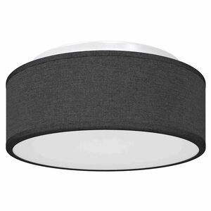 vidaXL Deckenlampe mit Strahlern Schwarz 30 x 30 x 13,5 cm Stoff