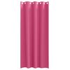 vidaXL Verdunkelungs-Vorhänge mit Ringen 2 pcs Helles Pink