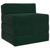 vidaXL Klappsofa Bett Dunkelgr&uuml;n 200 x 70 x 15 cm Samt