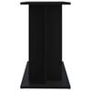 vidaXL Aquariumst&auml;nder Schwarz 80x35x60 cm Holzwerkstoff