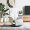 vidaXL Relaxsessel mit Fußteil Weiß Kunstleder