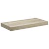vidaXL Schwebende Wandregale 2 Stk. Eichefarben 50x23x3,8cm MDF