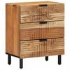 vidaXL Bettschrank Braun 50 x 33 x 62 cm Massivholz Akazie