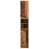 vidaXL Badschrank Altholz-Optik 32x34x188,5 cm Holzwerkstoff