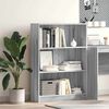 vidaXL B&uuml;cherregal Grau Sonoma 80x24x109 cm Holzwerkstoff