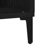 vidaXL Sideboard Schwarz Eichen-Optik 103,5 x 35 x 70 cm Holzwerkstoff
