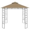 vidaXL Pavillon 3x3x2,7 m Taupe 160 g/m²