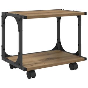 vidaXL Druckerst&auml;nder Artisan-Eiche 41 x 28 x 33,5 cm Holzwerkstoff