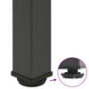 vidaXL Couchtischbeine 4 Stk. Anthrazit 42-44 cm Stahl