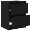 vidaXL TV-Schrank Schwarz 40x35x54 cm Holzwerkstoff