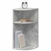 vidaXL Beistelltisch Beton Grau 29,6 x 29,6 x 60 cm Holzwerkstoff