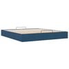 vidaXL Ottoman-Bett ohne Matratze Blau 180x200 cm Stoff