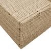 vidaXL Gartensofa Beige 123 x 62 x 69cm Poly-Rattan
