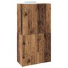 vidaXL B&uuml;roschrank Schwarz Eichen-Optik 60 x 32 x 115 cm Holzwerkstoff