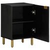 vidaXL Badschrank Schwarz 38x33x58 cm Holzwerkstoff