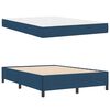 vidaXL Boxspringbett mit Matratze Blau 140 x 190 cm Stoff