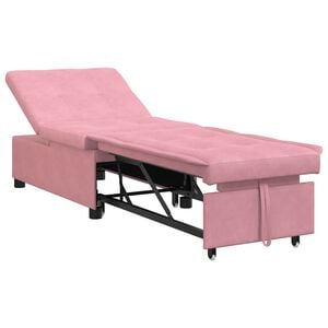 vidaXL Schlafsofa Rosa 194 x 67 x 82 cm Samt