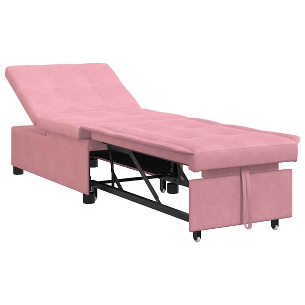 vidaXL Schlafsofa Rosa 194 x 67 x 82 cm Samt