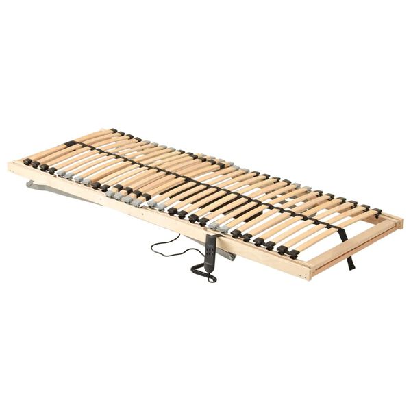 vidaXL Lattenrost Elektrisch mit 28 Latten 7 Zonen 70x200 cm