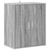 vidaXL Schuhschrank Grau Sonoma 60x35x70 cm Holzwerkstoff