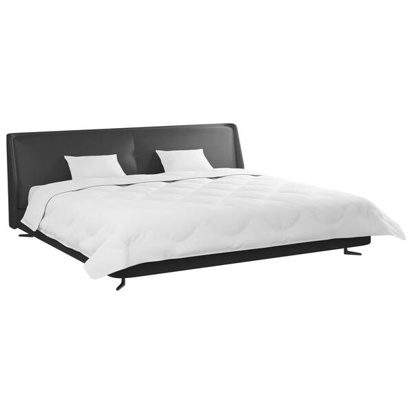 vidaXL Winterbettdecke mit Kissen 3 pcs Wei&szlig; Mikrofaser