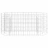 vidaXL Gabionen-Hochbeet Verzinktes Eisen 120x50x50 cm