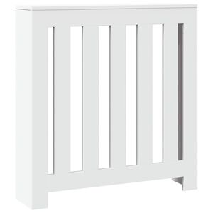vidaXL Heizk&ouml;rperverkleidung Wei&szlig; 78x20x82 cm Holzwerkstoff