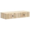 vidaXL Wandmontierter Beistelltisch Sonoma-Eiche 87,5 x 34,5 x 17 cm