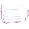 vidaXL Abdeckungen f&uuml;r 2-Sitzer-Bank 2 Stk. 132x71x56/81cm 600D Oxford