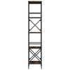 vidaXL B&uuml;cherregal 5 B&ouml;den R&auml;uchereiche 59x35x171 cm Holzwerkstoff