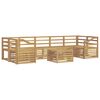 vidaXL Outdoor-Sofagarnitur 8 pcs Wei&szlig; Massivholz Akazie