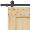 vidaXL Schiebet&uuml;r mit Beschlag 90x210 cm Massivholz Kiefer