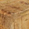 vidaXL Konsolentisch 120x30x75 cm Raues Mangoholz
