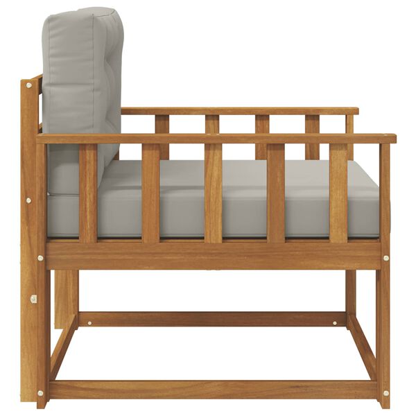 vidaXL Outdoor Mittelsofa Massivholz Akazie Natur